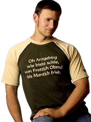 Oh Arzgebirg wie bist du schie,von Frettich Obmd bis Mantich frieh.